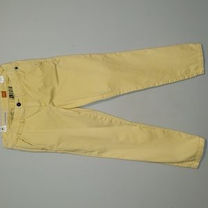 Pilcro and the letterpress  yellow chino style pants by anthropology size 27